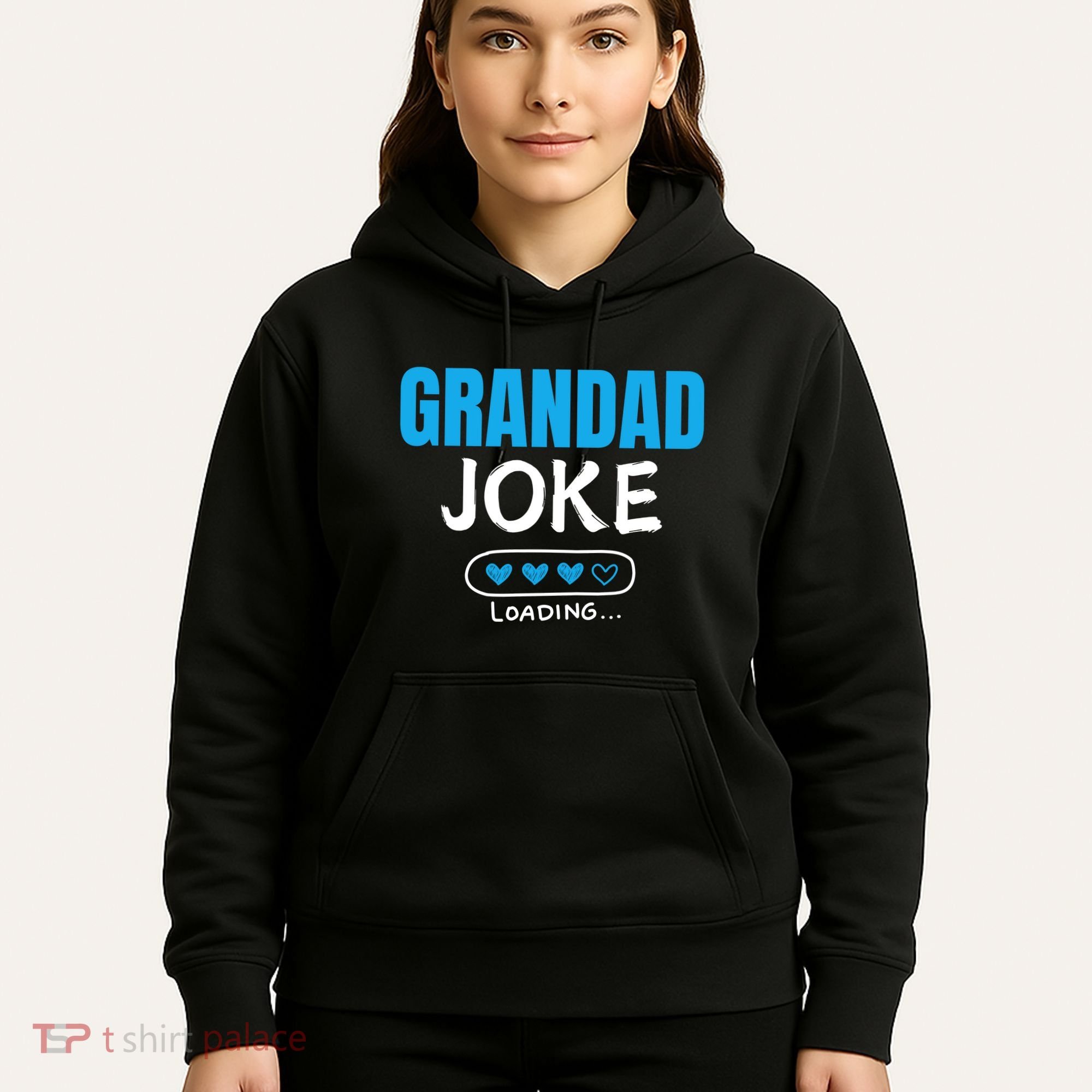 Grandad Joke Loading Funny Grandad Fathers Day Hoodie