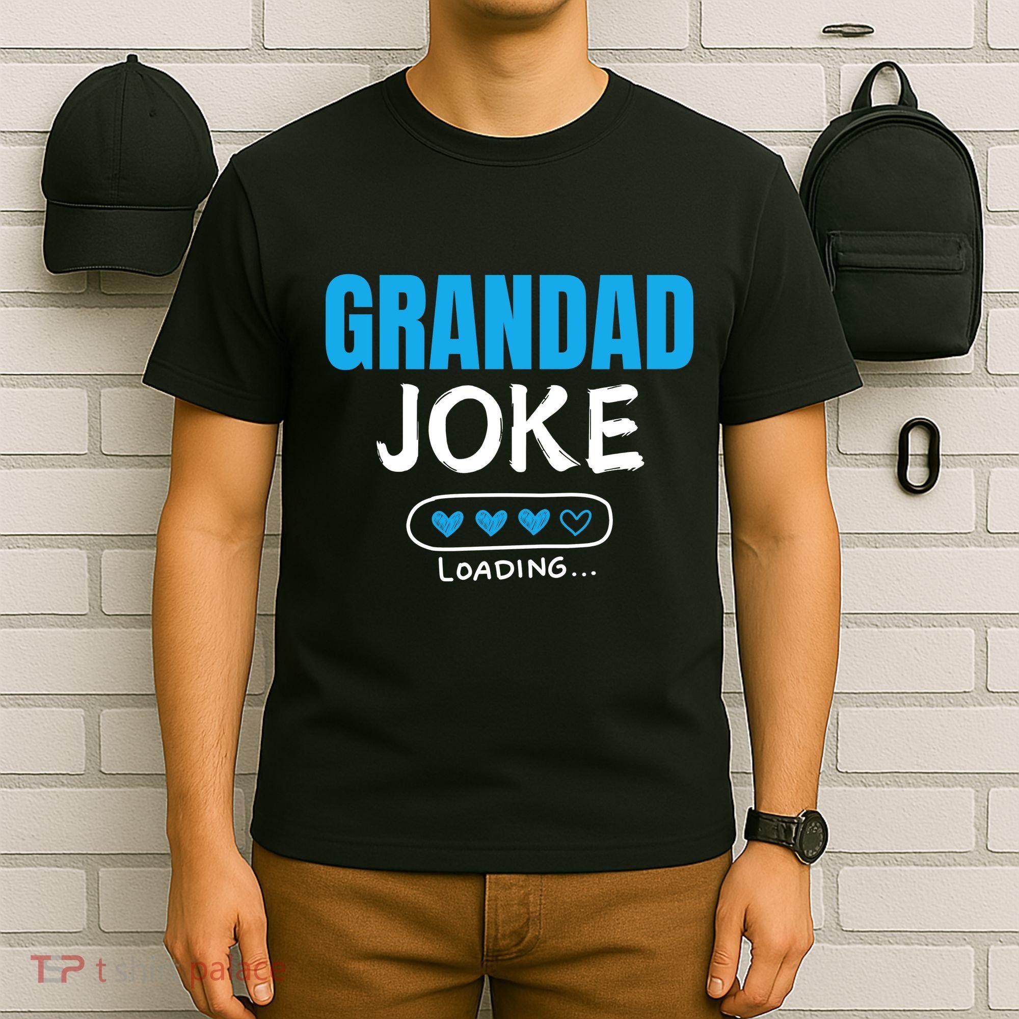 Grandad Joke Loading Funny Grandad Fathers Day T-Shirt
