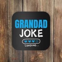 Grandad Joke Loading Funny Grandad Fathers Day Coaster thumb 0
