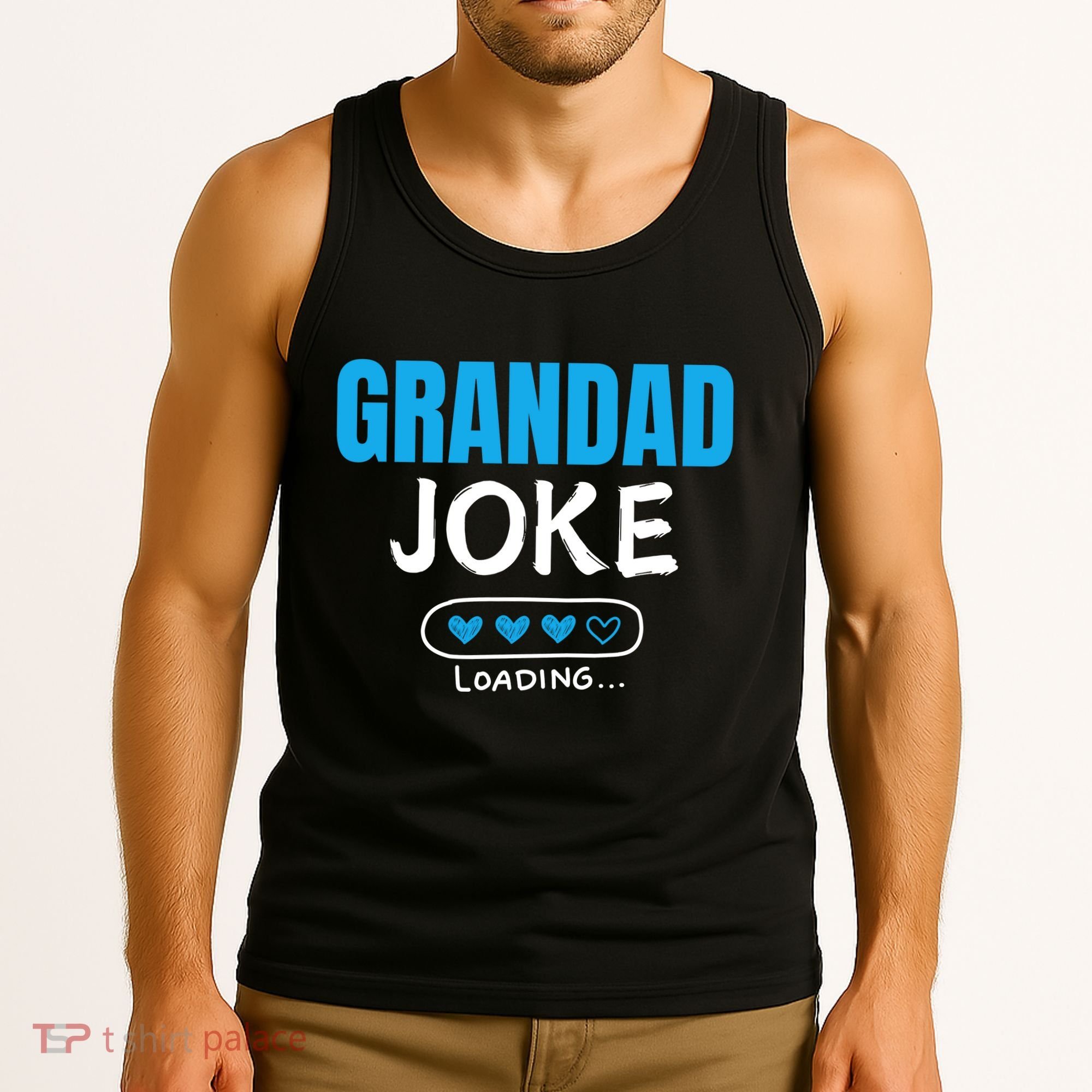Grandad Joke Loading Funny Grandad Fathers Day Tank Top