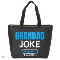 Grandad Joke Loading Funny Grandad Fathers Day Tote Bag thumb 0