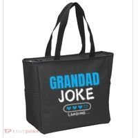 Grandad Joke Loading Funny Grandad Fathers Day Tote Bag thumb 2