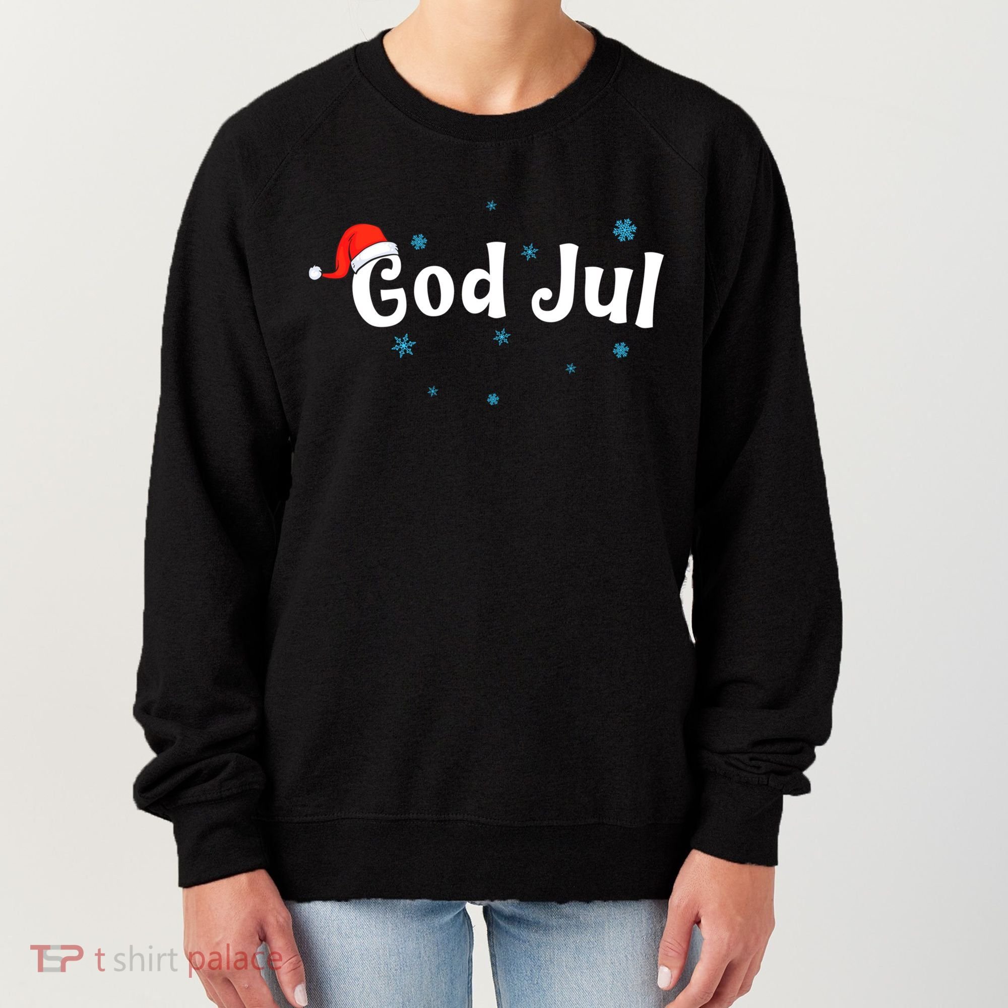 God Jul Swedish Christmas Gift Women's Sweatshirt