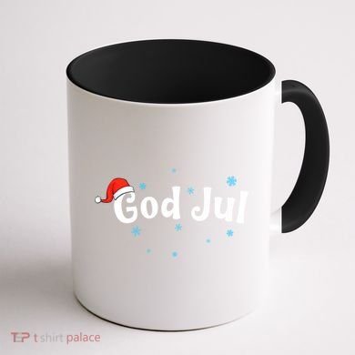 God Jul Swedish Christmas Gift Coffee Mug back