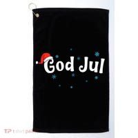 God Jul Swedish Christmas Gift Golf Towel thumb 0