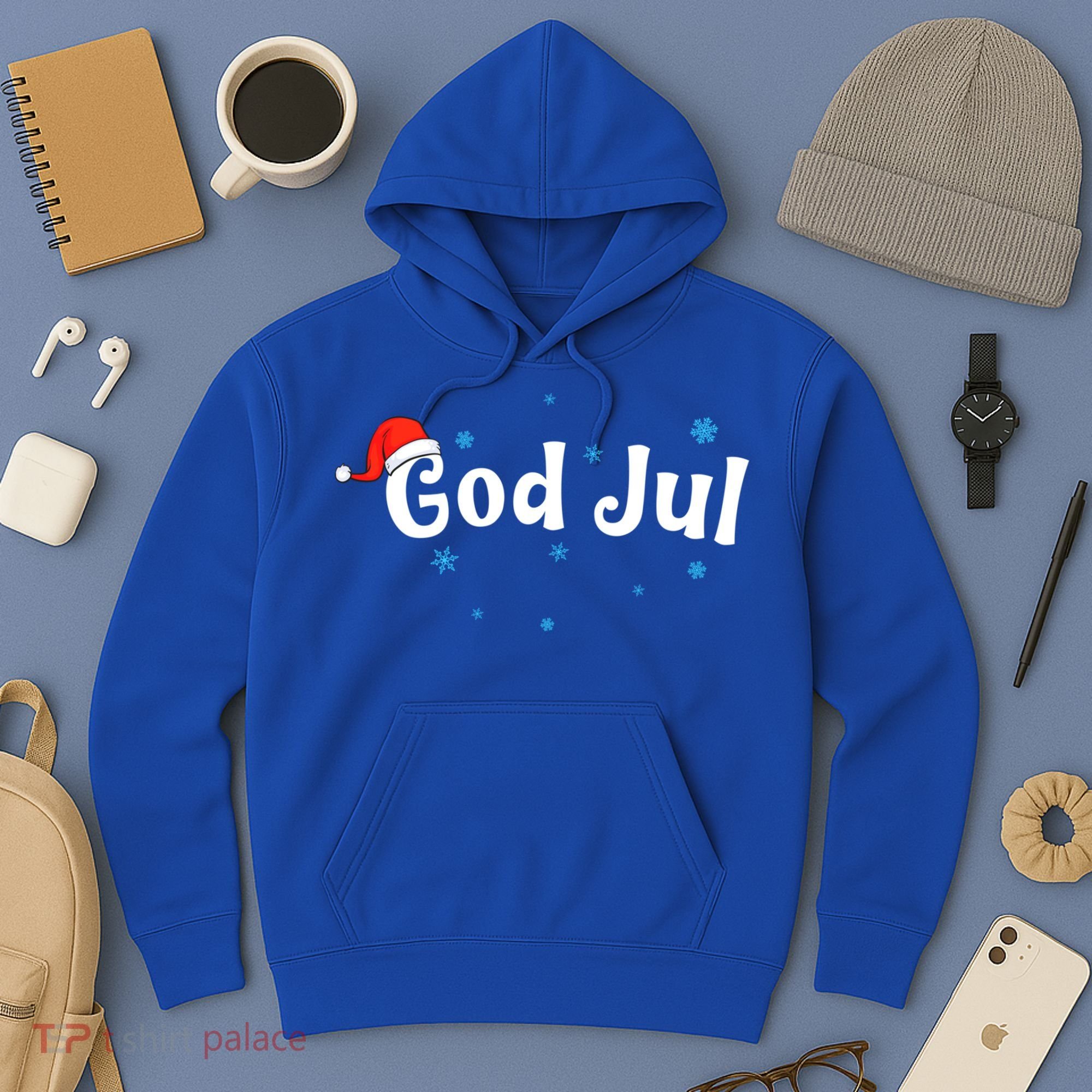 God Jul Swedish Christmas Gift Hoodie