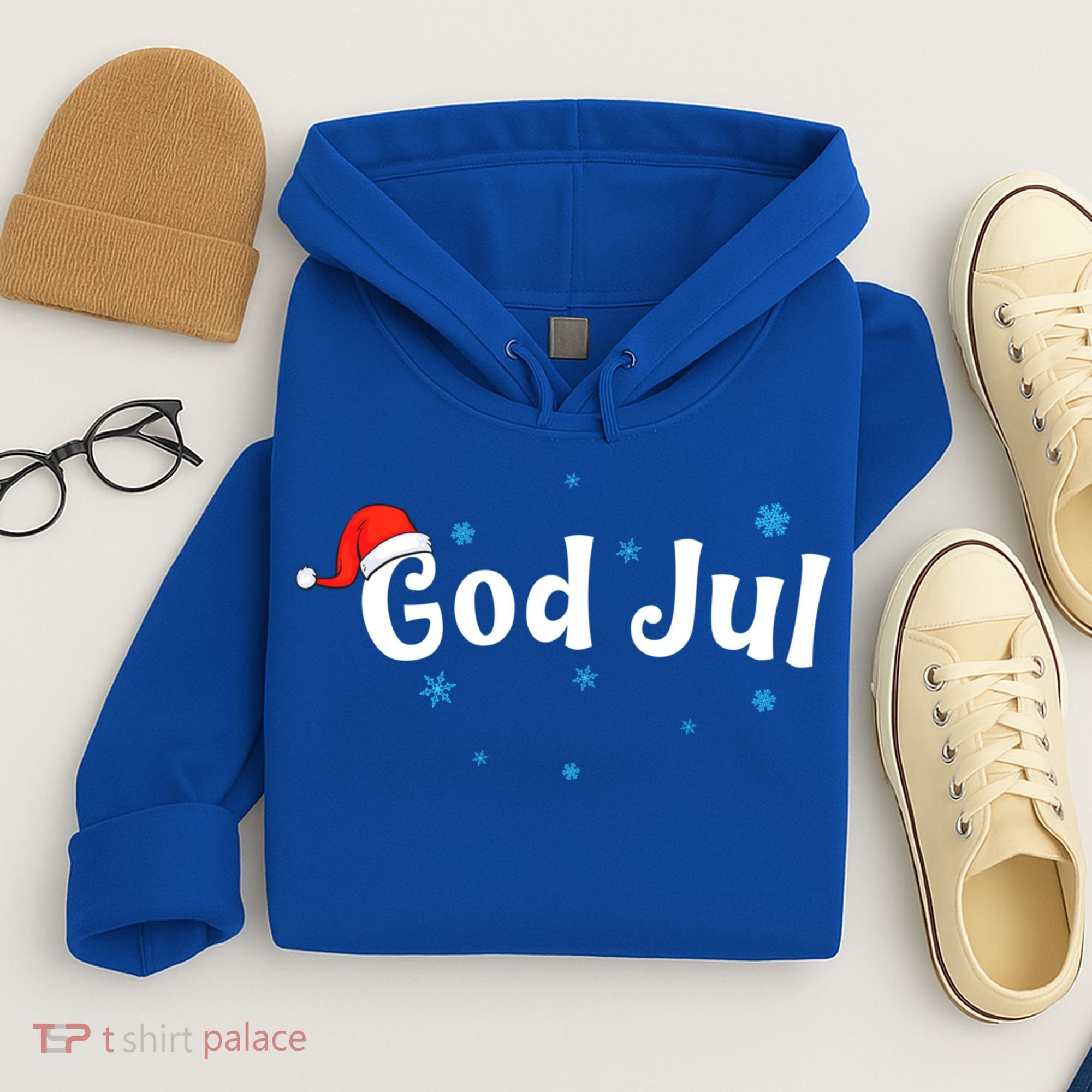 God Jul Swedish Christmas Gift Hoodie