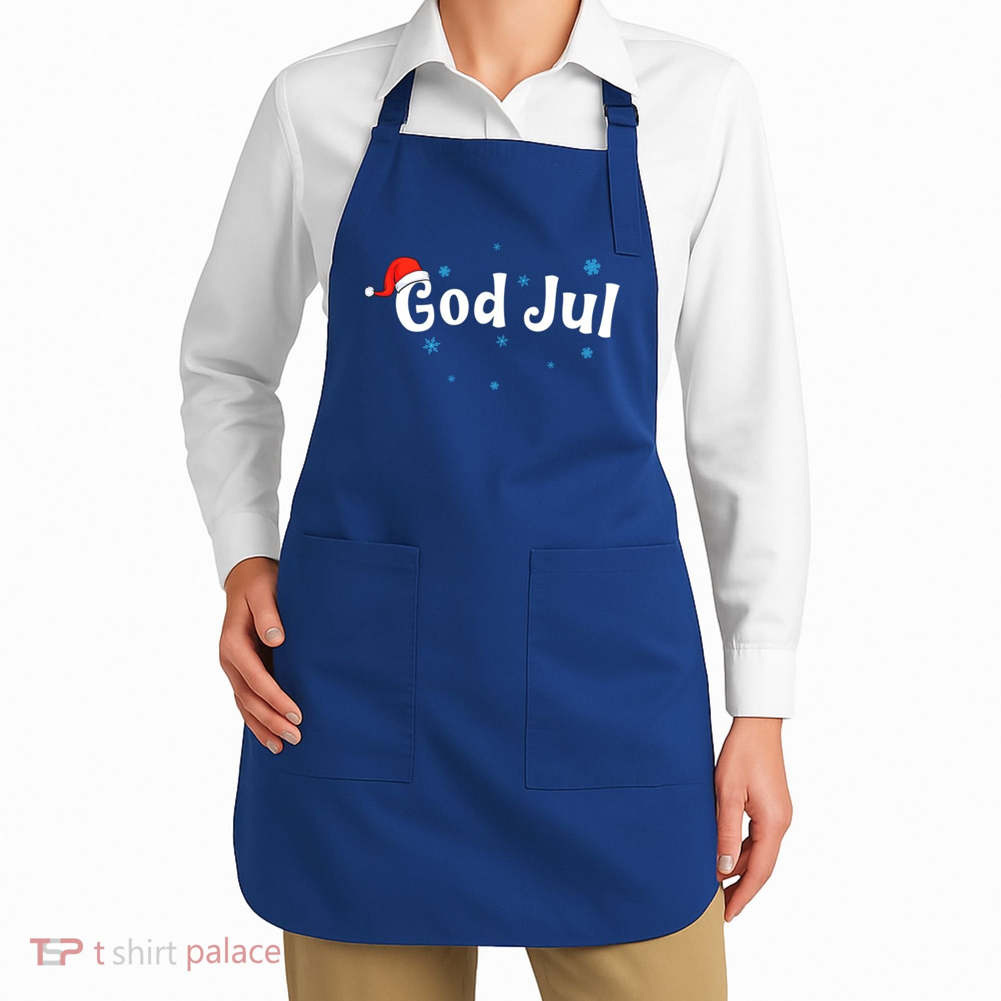 God Jul Swedish Christmas Gift Apron
