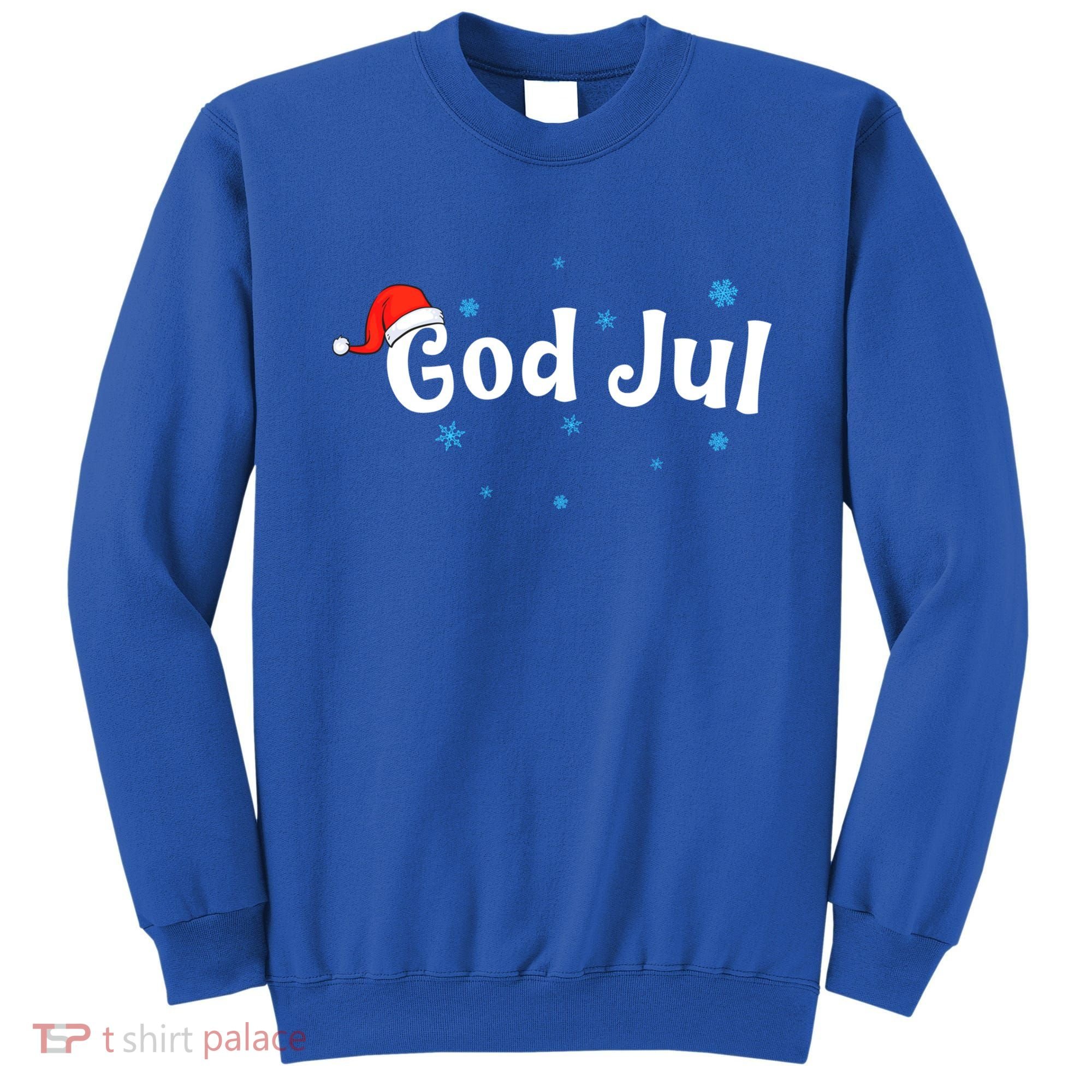God Jul Swedish Christmas Gift Sweatshirt