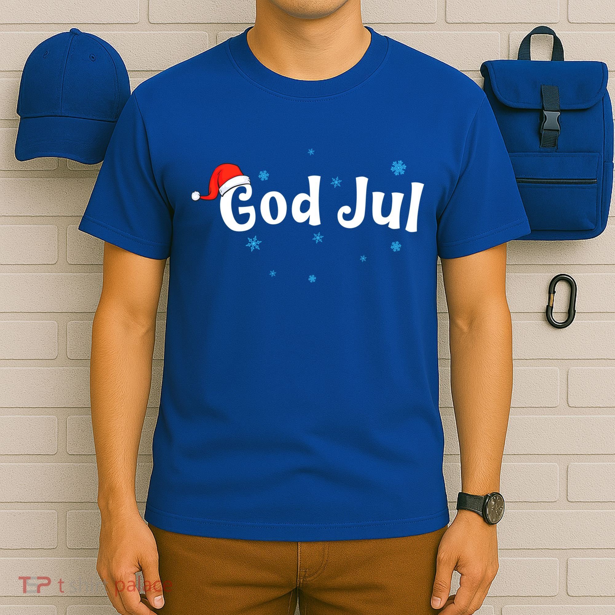 God Jul Swedish Christmas Gift T-Shirt