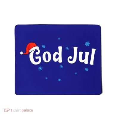 God Jul Swedish Christmas Gift Mousepad