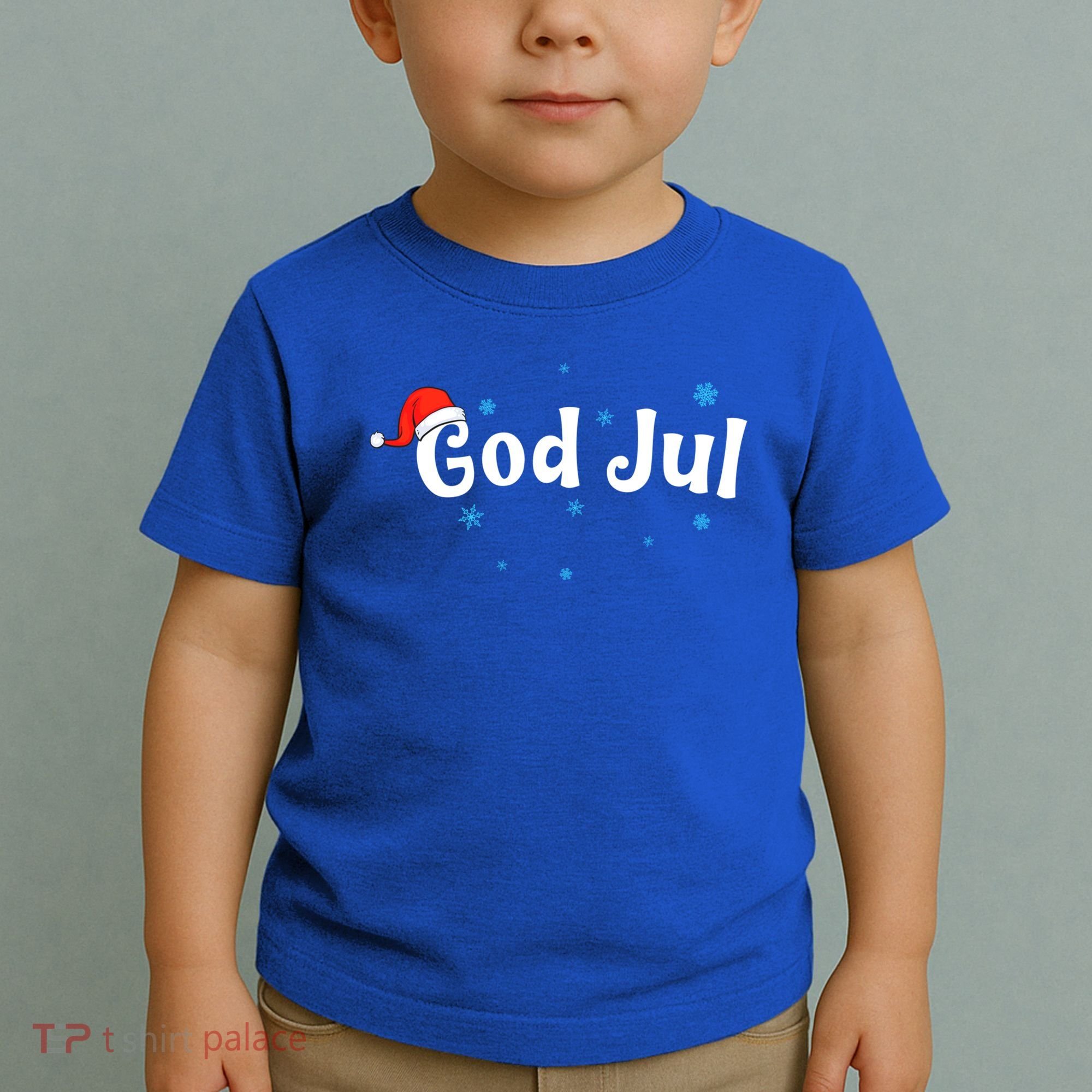 God Jul Swedish Christmas Gift Toddler T-Shirt