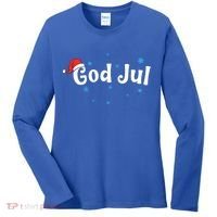God Jul Swedish Christmas Gift Women's Long Sleeve Shirt thumb 0