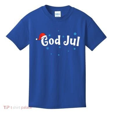 God Jul Swedish Christmas Gift Kids T-Shirt