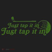 Golf Just Tap It In Funny Golf Player Golfing Sport Quote Hat thumb 2