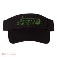 Golf Just Tap It In Funny Golf Player Golfing Sport Quote Visor thumb 0