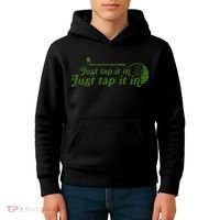 Golf Just Tap It In Funny Golf Player Golfing Sport Quote Kids Hoodie thumb 4