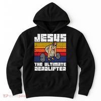 Gym Jesus Ultimate Deadlifter Christian Workout Hoodie thumb 0