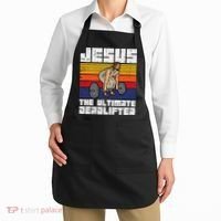 Gym Jesus Ultimate Deadlifter Christian Workout Apron thumb 2