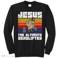 Gym Jesus Ultimate Deadlifter Christian Workout Sweatshirt thumb 0