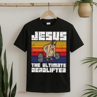 Gym Jesus Ultimate Deadlifter Christian Workout T-Shirt thumb 2