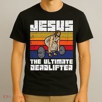 Gym Jesus Ultimate Deadlifter Christian Workout T-Shirt thumb 3