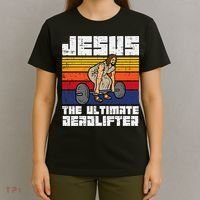 Gym Jesus Ultimate Deadlifter Christian Workout T-Shirt thumb 4
