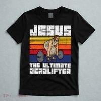 Gym Jesus Ultimate Deadlifter Christian Workout T-Shirt thumb 5