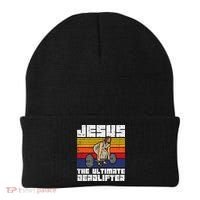 Gym Jesus Ultimate Deadlifter Christian Workout Beanie thumb 0