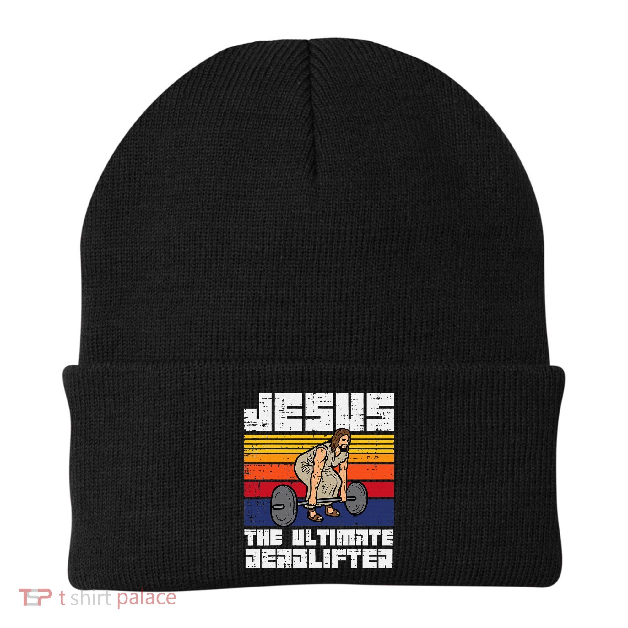 Gym Jesus Ultimate Deadlifter Christian Workout Beanie