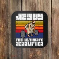 Gym Jesus Ultimate Deadlifter Christian Workout Coaster thumb 0