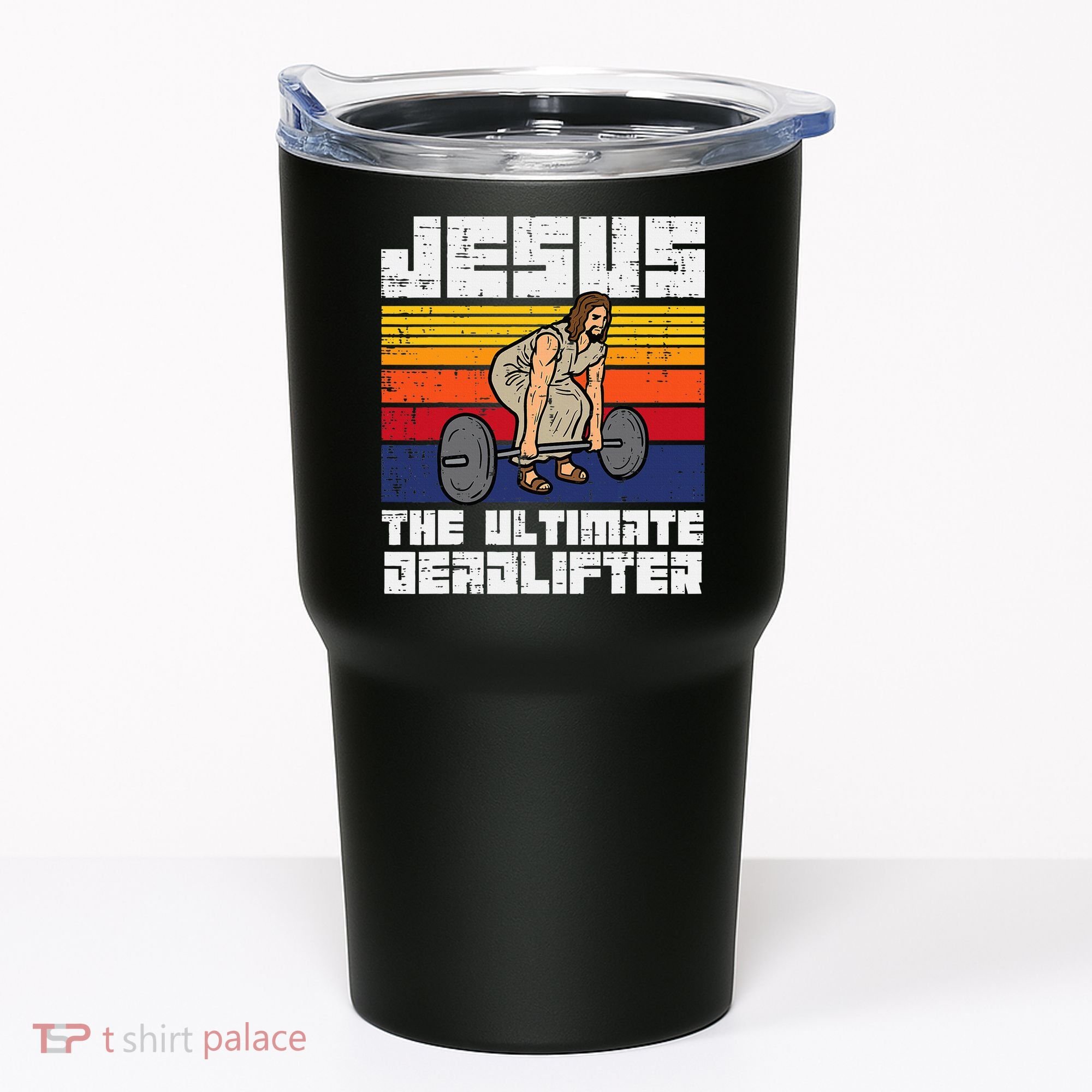 Gym Jesus Ultimate Deadlifter Christian Workout Tumbler