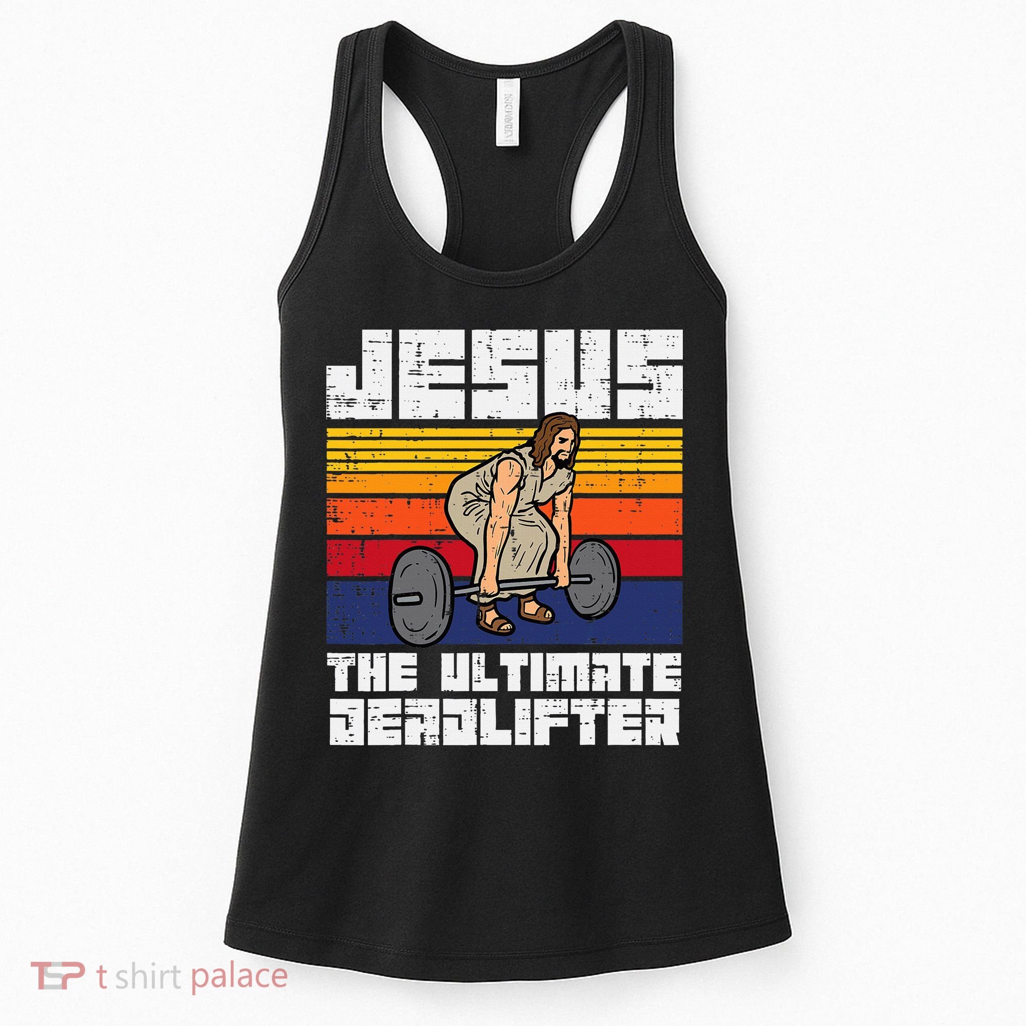 Gym Jesus Ultimate Deadlifter Christian Workout Women's Tank Top