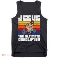 Gym Jesus Ultimate Deadlifter Christian Workout Tank Top thumb 0