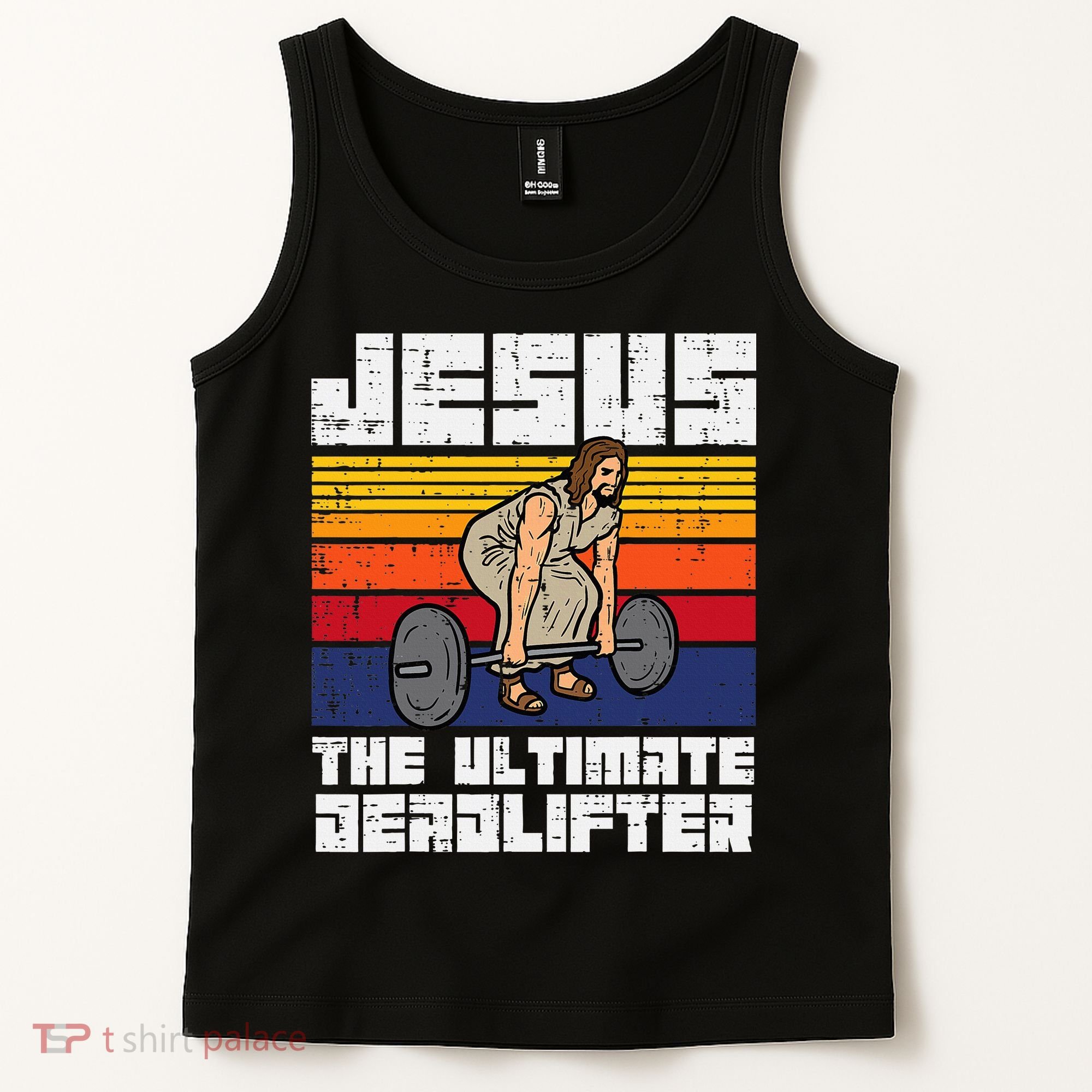Gym Jesus Ultimate Deadlifter Christian Workout Tank Top