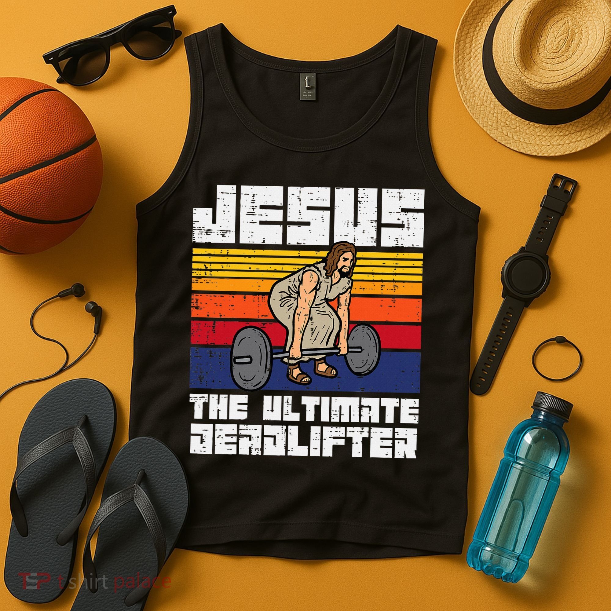 Gym Jesus Ultimate Deadlifter Christian Workout Tank Top