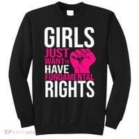 Girl  Just Want To Have Fundamental Rights Sweatshirt thumb 0