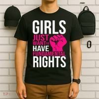Girl  Just Want To Have Fundamental Rights T-Shirt thumb 6