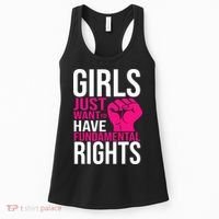 Girl  Just Want To Have Fundamental Rights Women's Tank Top thumb 0