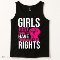 Girl  Just Want To Have Fundamental Rights Tank Top thumb 2