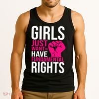 Girl  Just Want To Have Fundamental Rights Tank Top thumb 3