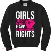 Girl  Just Want To Have Fundamental Rights Kids Sweatshirt thumb 0