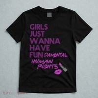 Girls Just Wanna Have Fundamental Human Rights T-Shirt thumb 5