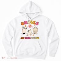 Ghouls Just Wanna Have Fun Halloween Groovy Ghost Hoodie thumb 0