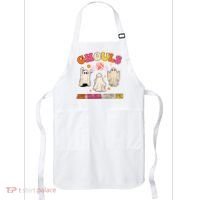 Ghouls Just Wanna Have Fun Halloween Groovy Ghost Apron thumb 0