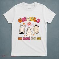 Ghouls Just Wanna Have Fun Halloween Groovy Ghost T-Shirt thumb 5