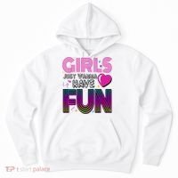 Girls Just Wanna Have Fun 80s Retro Party Hoodie thumb 0