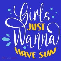 Girls Just Wanna Have Sun Summer Beach Life T-Shirt thumb 7