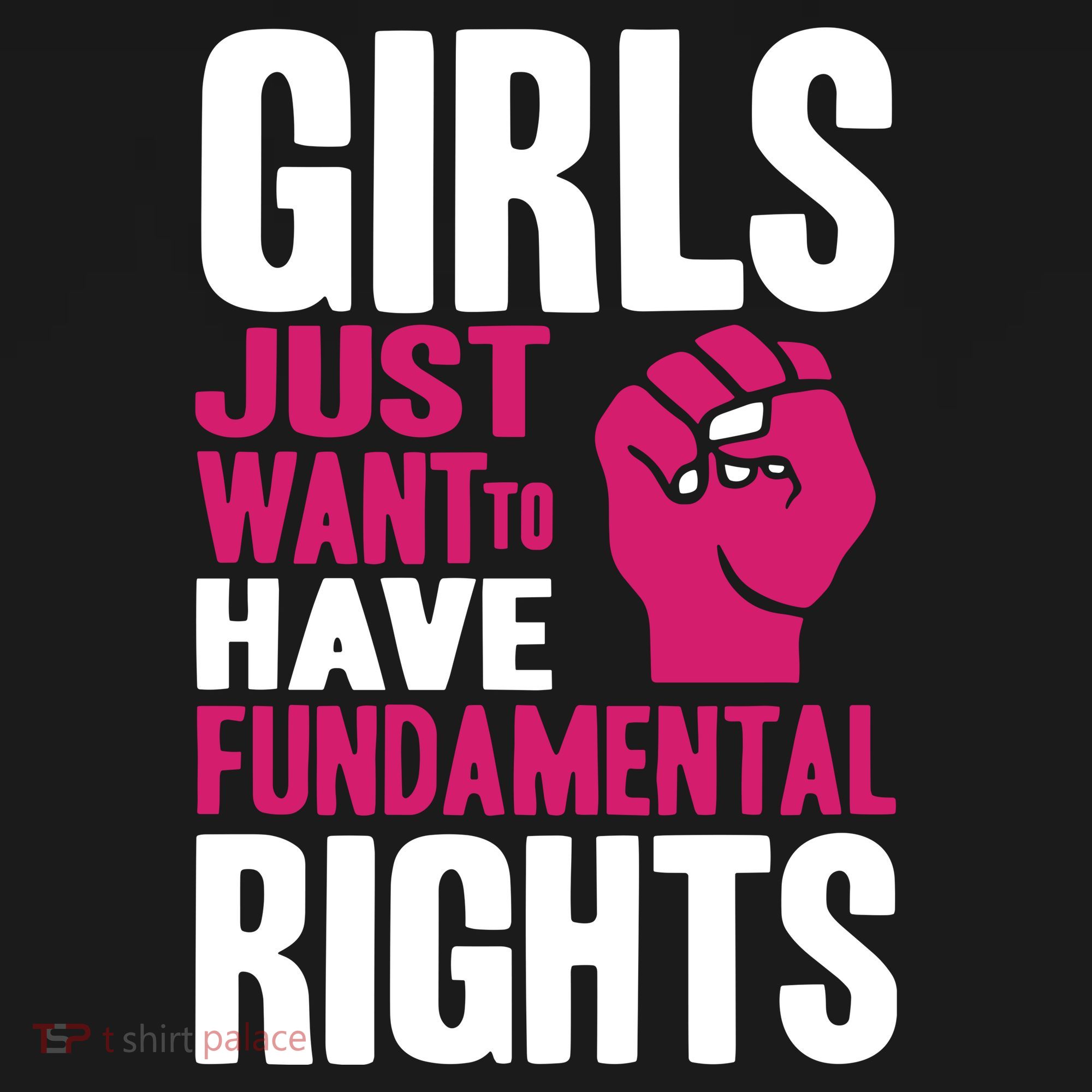 Girl Just Want To Have Fundamental Rights Protest Coaster
