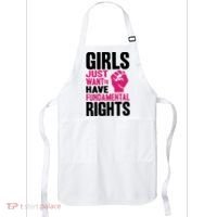 Girl Just Want To Have Fundamental Rights Protest Apron thumb 0